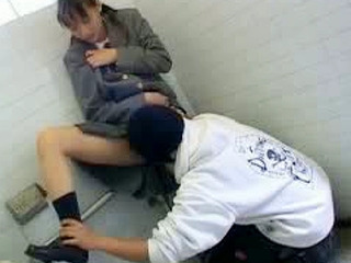 Let's Fuck in the Restroom with Hot Riku Shiina's Sexy Asian Uniform!