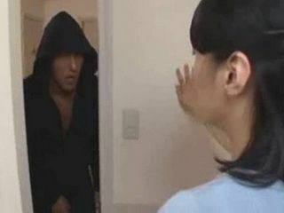 Japanese Porn Video: MILF Housewife's Solo Masturbation with Guy Watching - Must See!